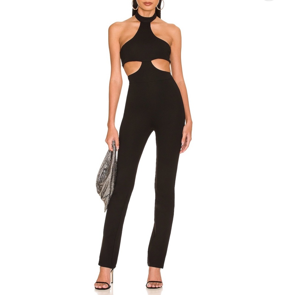Elegant Black Halter Jumpsuit